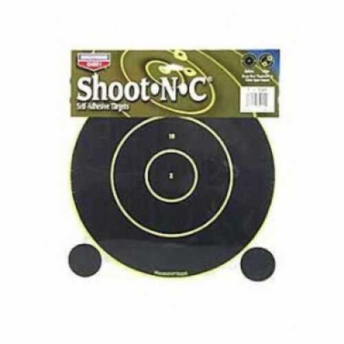 Birchwood Casey Shoot-N-C White/Blk 12" BULLS-Eye X 5Pk